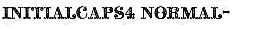 InitialCaps4 Normal字体转换